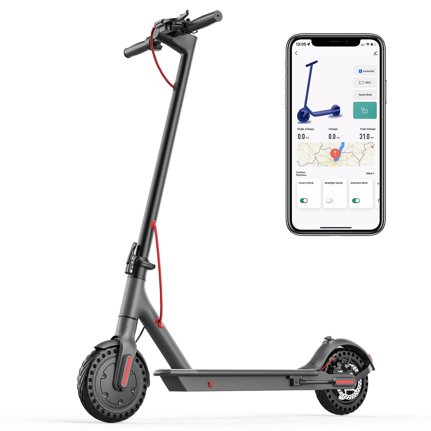 🛴 ASKGO S5 / S5 Pro Elektrische Step – Krachtig, Veilig & Onderhoudsvrij