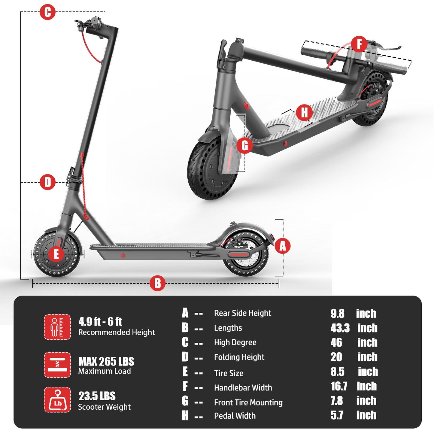 🛴 ASKGO S5 / S5 Pro Elektrische Step – Krachtig, Veilig & Onderhoudsvrij