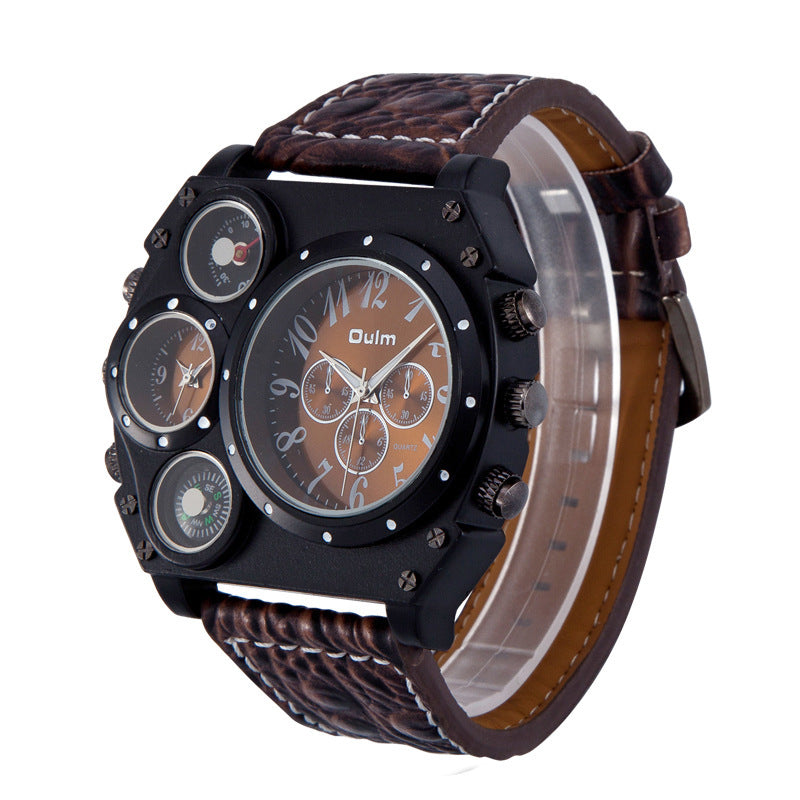 Two Places Travel Time Uhr Casual Herren
