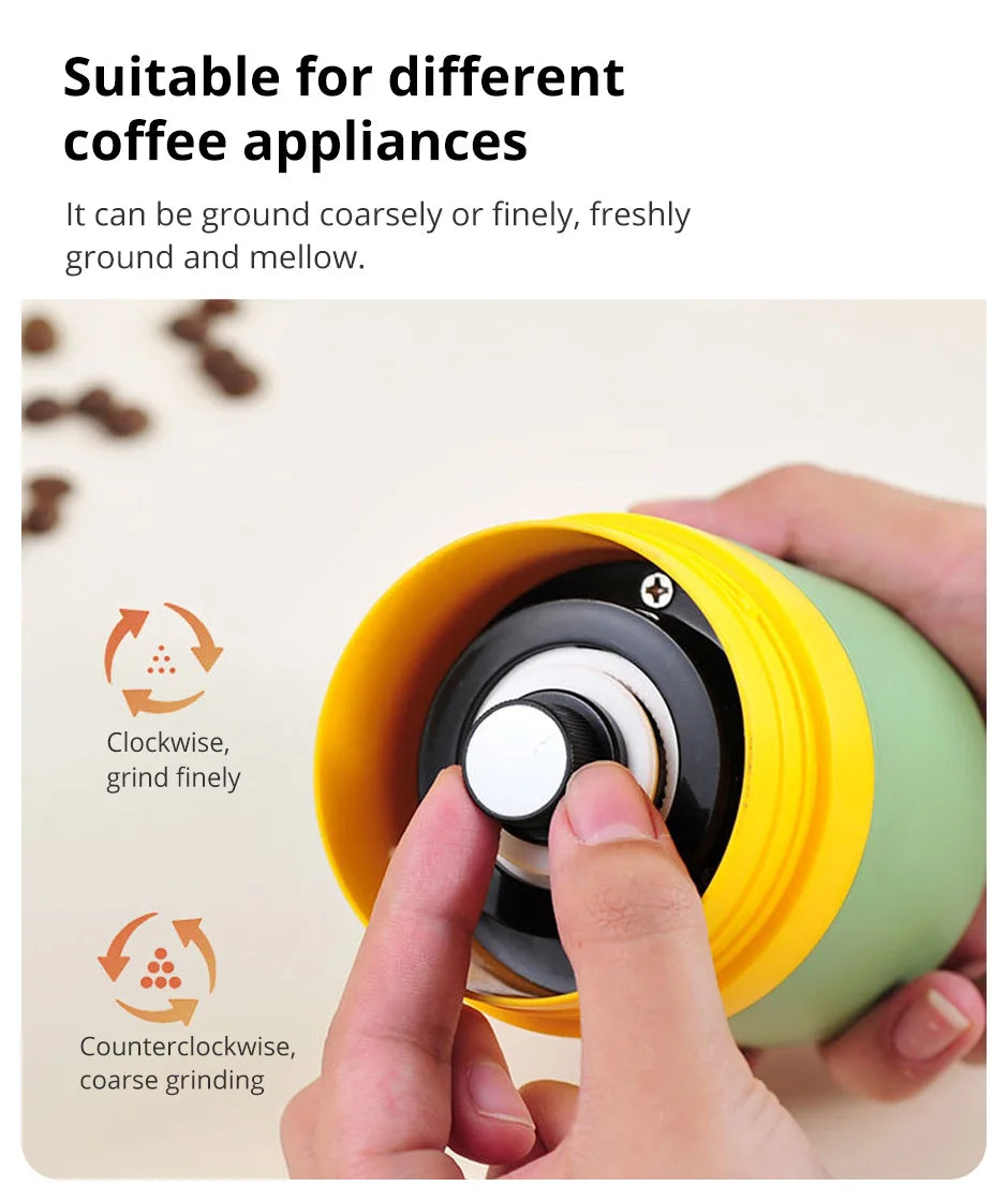 3-in-1 Handmatige Koffiemolen – Draagbaar & Professioneel