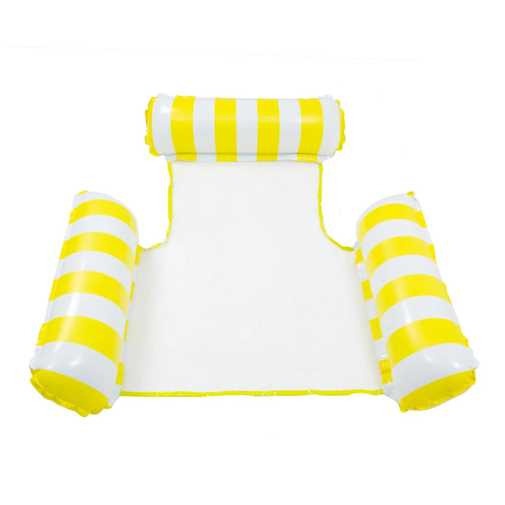 Opblaasbare water hangmat ligstoel