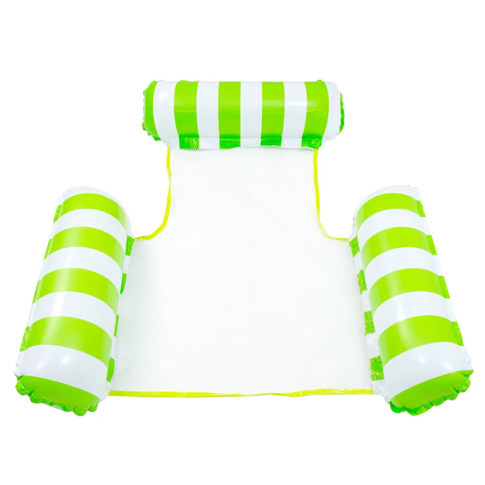 Opblaasbare water hangmat ligstoel