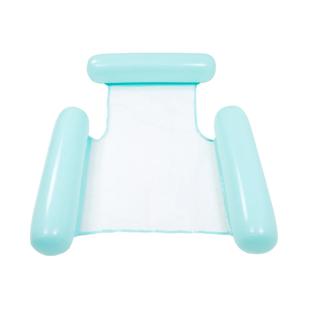 Opblaasbare water hangmat ligstoel