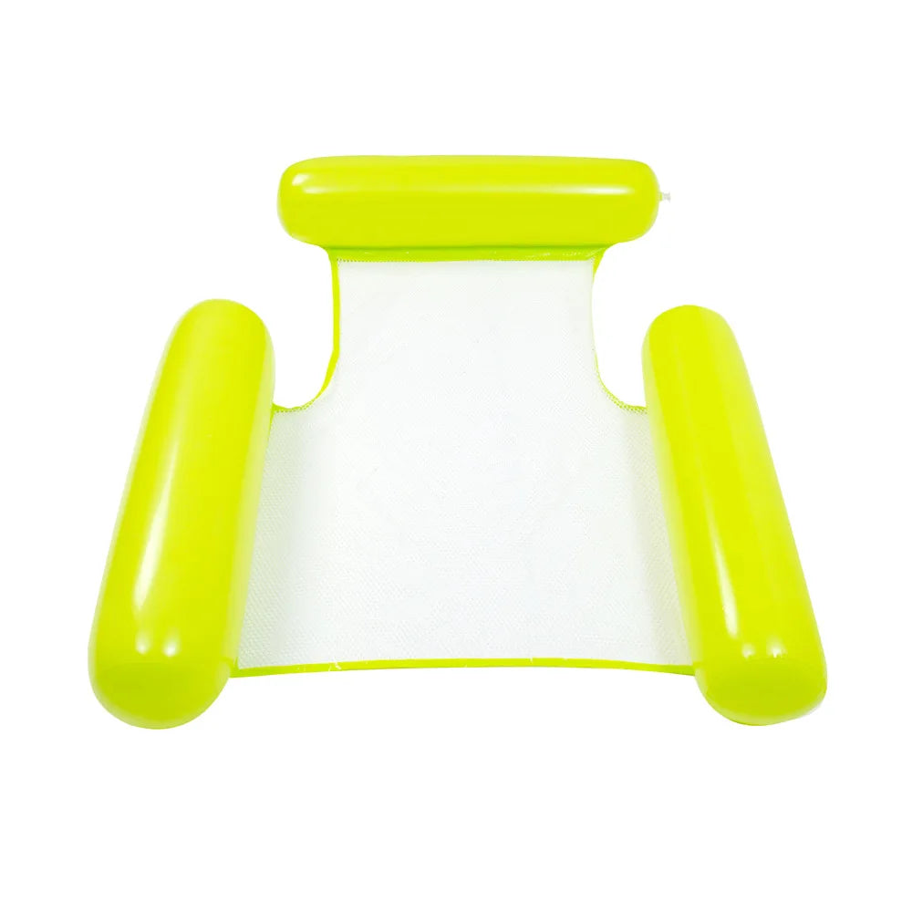Opblaasbare water hangmat ligstoel