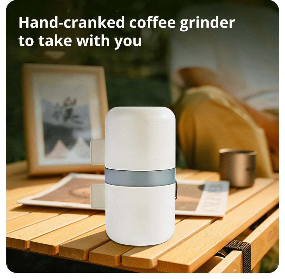 3-in-1 Handmatige Koffiemolen – Draagbaar & Professioneel
