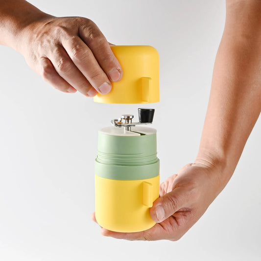 3-in-1 Handmatige Koffiemolen – Draagbaar & Professioneel