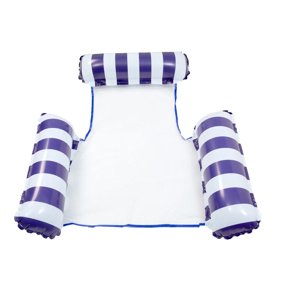 Opblaasbare water hangmat ligstoel