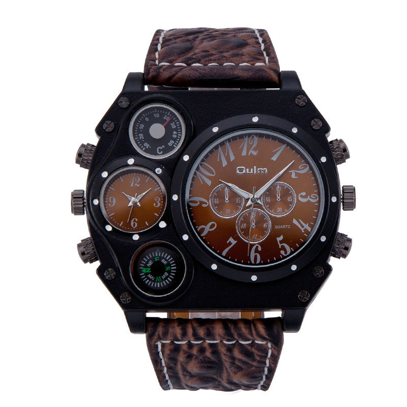 Two Places Travel Time Uhr Casual Herren
