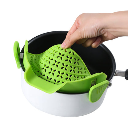 🍲 Siliconen Afgieter voor Pannen – Lekvrij, Handig &amp; Minimalistisch Design