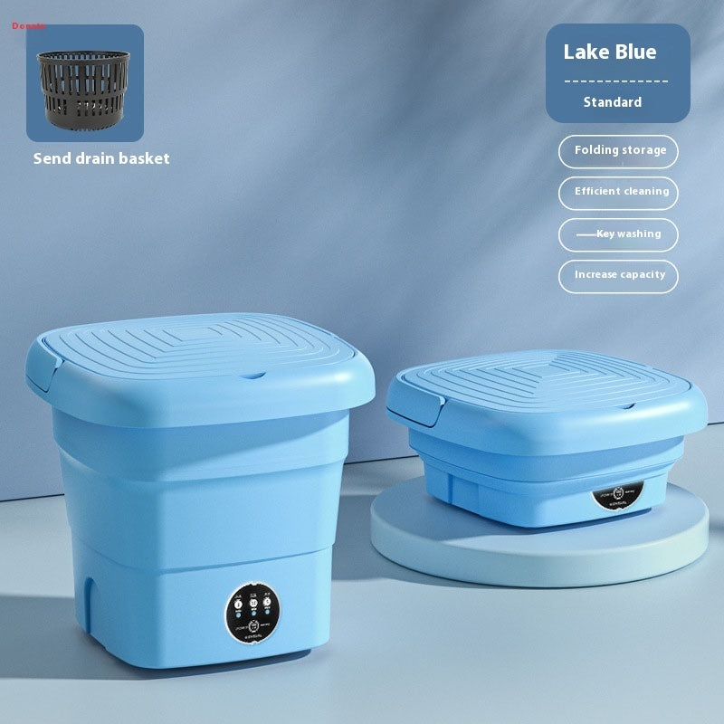 🧺 Draagbare Mini Wasmachine – Slim, Compact &amp; Praktisch