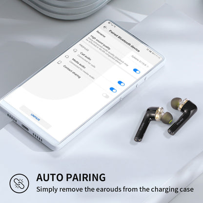 🎧 Qualcomm Bluetooth Noise Cancelling Koptelefoon – Stilte &amp; Geluid in Perfecte Balans