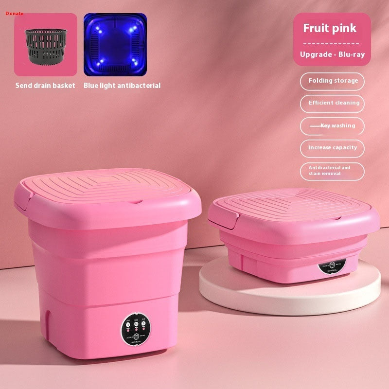 🧺 Draagbare Mini Wasmachine – Slim, Compact &amp; Praktisch