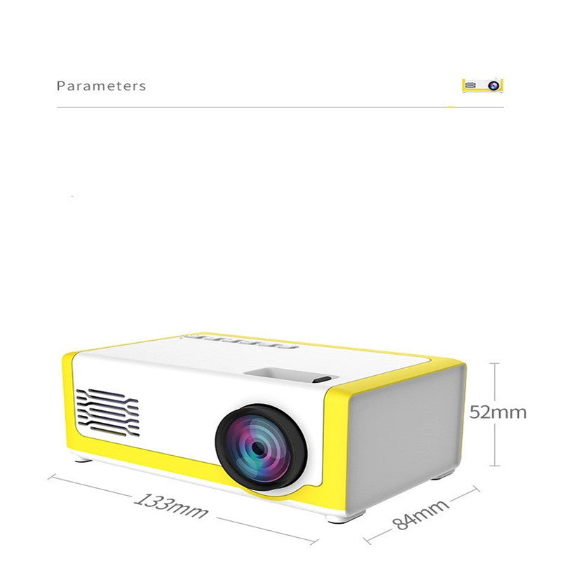 📽️ Mini LED Beamer – Draagbaar, Kindvriendelijk &amp; Creatief