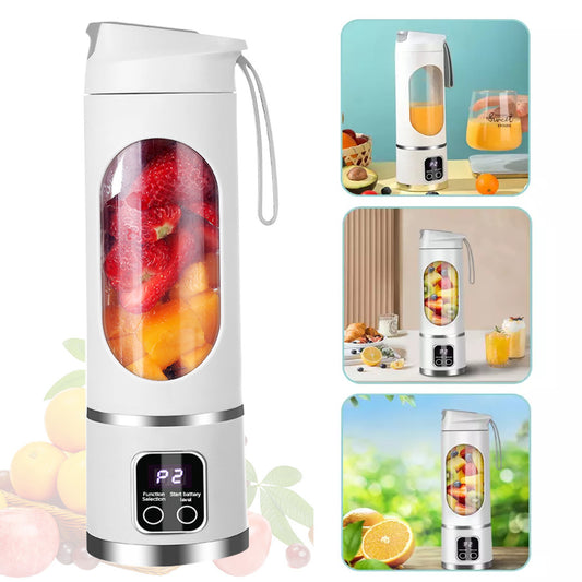 Tragbarer USB-aufladbarer Entsafterbecher Elektrischer Mixer Smoothie Maker 450ml