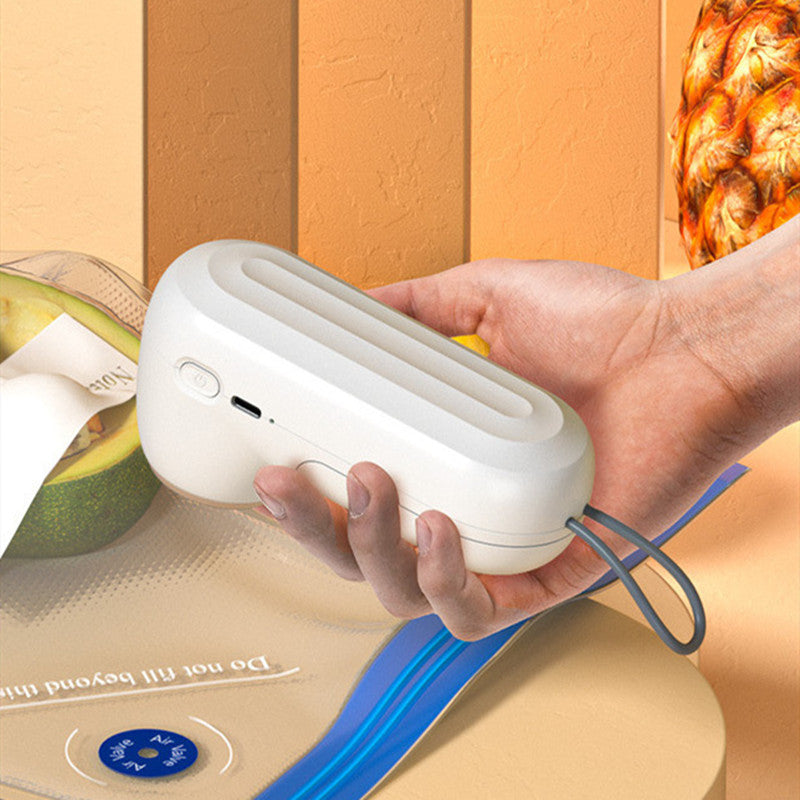 🥡 Draagbare USB Sealmachine – Sluit Verpakkingen in een Handomdraai