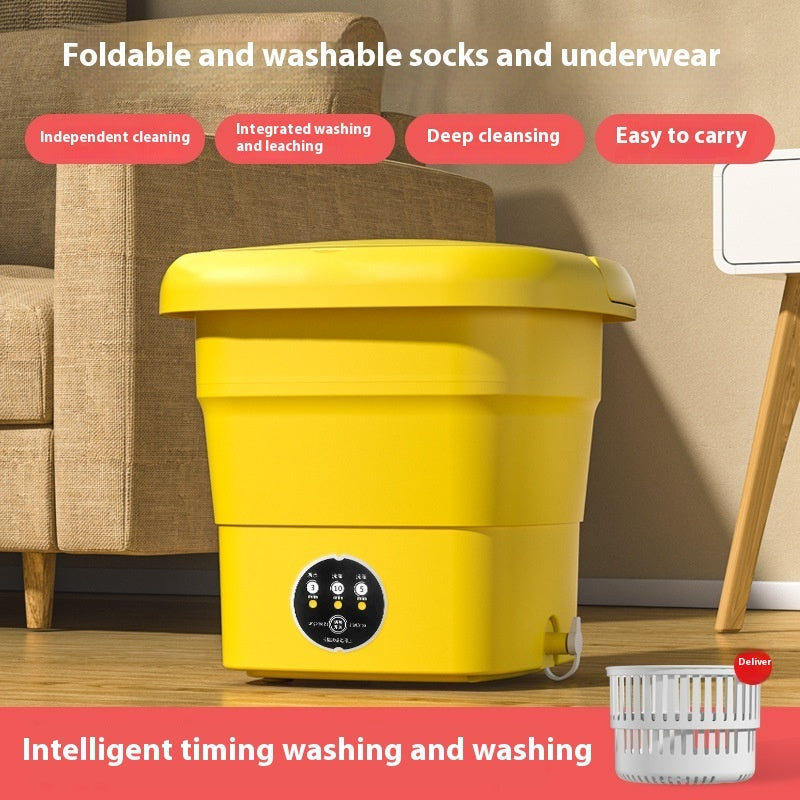 🧺 Draagbare Mini Wasmachine – Slim, Compact &amp; Praktisch