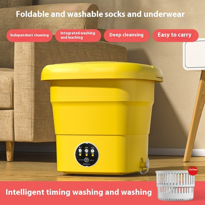 🧺 Draagbare Mini Wasmachine – Slim, Compact &amp; Praktisch