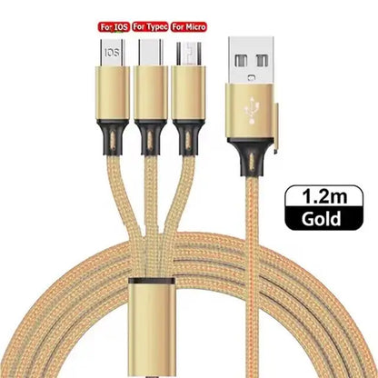 3-in-1-Schnelllade-USB-Kabel