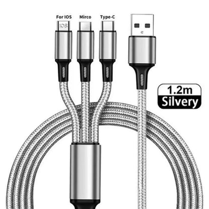 3-in-1-Schnelllade-USB-Kabel