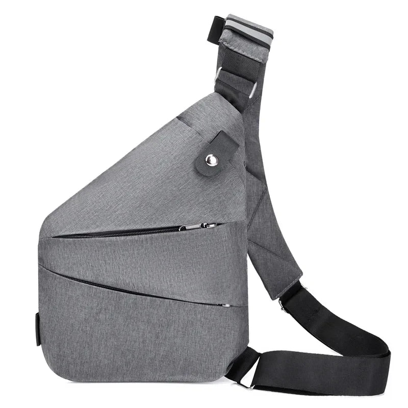 Herrenmodell Sling-Brusttasche mit Anti-Diebstahl-Design