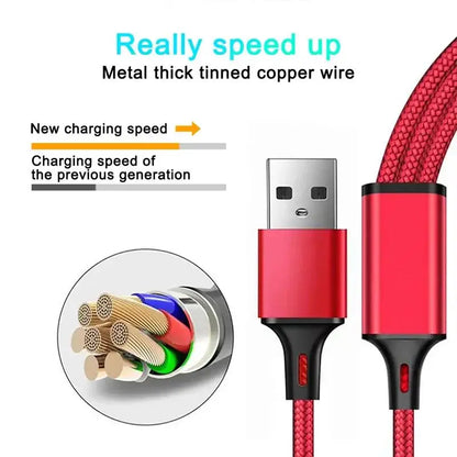 3-in-1-Schnelllade-USB-Kabel