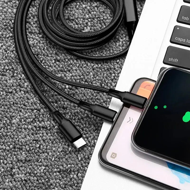 3-in-1-Schnelllade-USB-Kabel