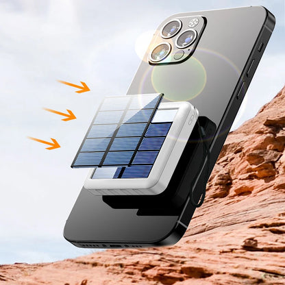 Multifunctionele draagbare zonne-energiebank