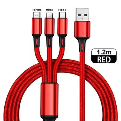 3-in-1-Schnelllade-USB-Kabel