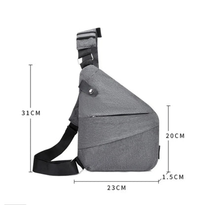 Herrenmodell Sling-Brusttasche mit Anti-Diebstahl-Design
