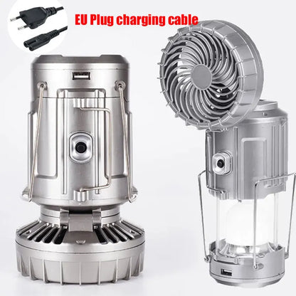 Campinglamp op zonne-energie