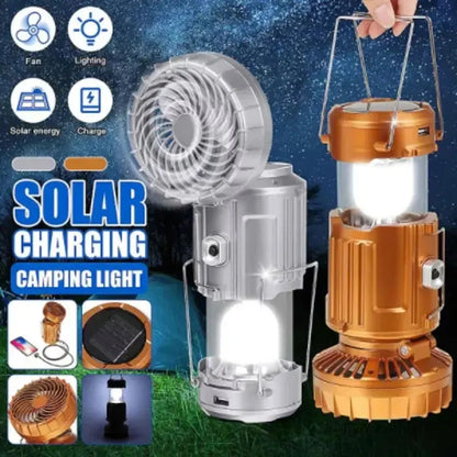 Campinglamp op zonne-energie