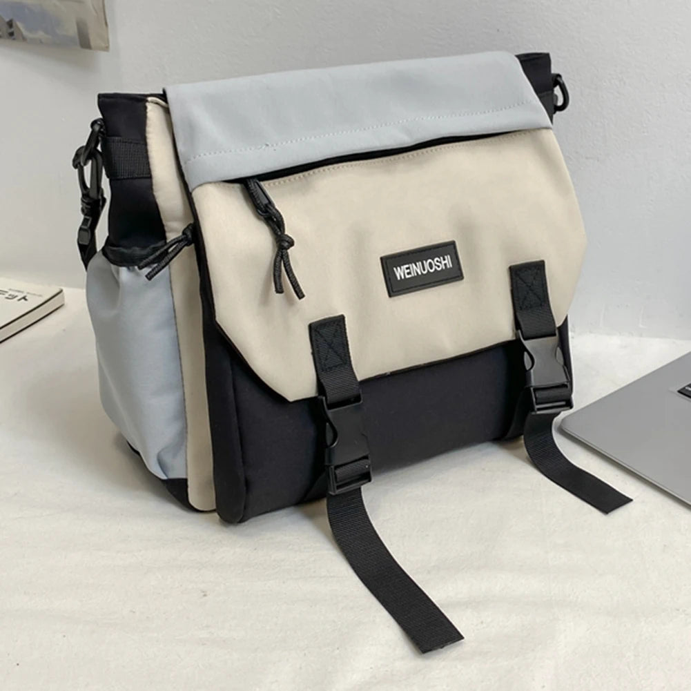 Unisex Nylon Messenger Tasche