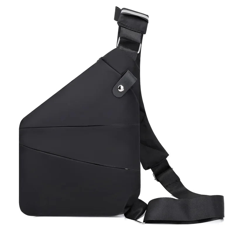 Herrenmodell Sling-Brusttasche mit Anti-Diebstahl-Design